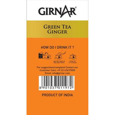 GIRNAR-Green Tea with Ginger-36 Tea Bags
